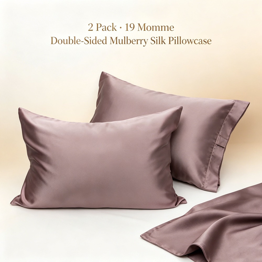 Hair Care Hospital - 2-delige set 19 Momme moerbeizijden kussenslopen,