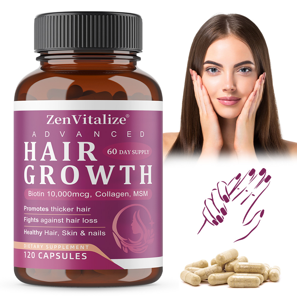 Hair Care Vitamin - Biotine + collageencapsules - Bevordert de
