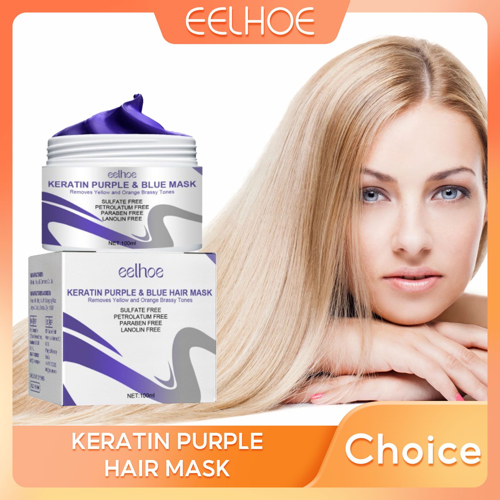 Ontkrullend haarmasker Keratin - Hair Care Normal recensie en prijs