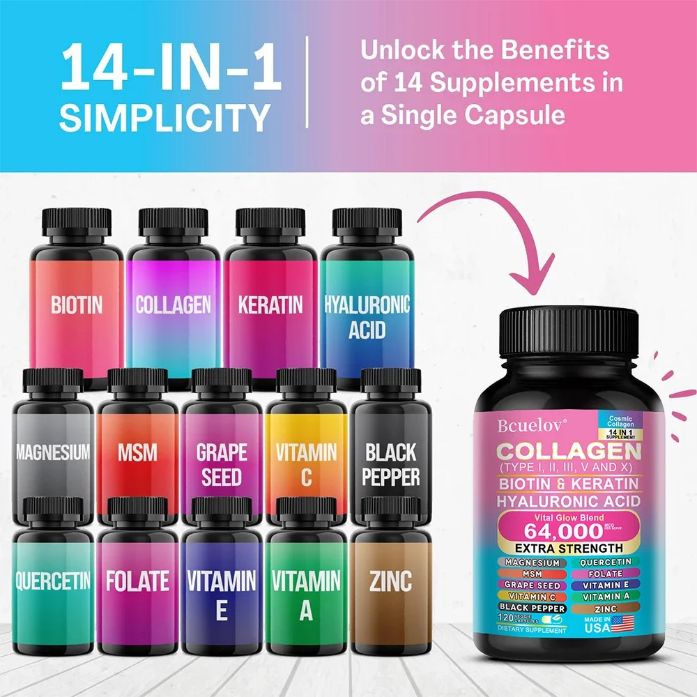 Collageencapsules Biotine Kera - Hair Care Vitamin recensie en prijs
