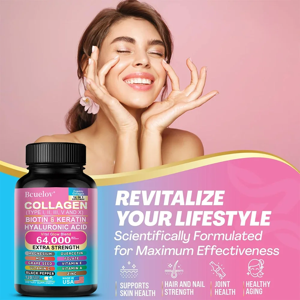 Collageencapsules Biotine Kera - Hair Care Vitamin recensie en prijs