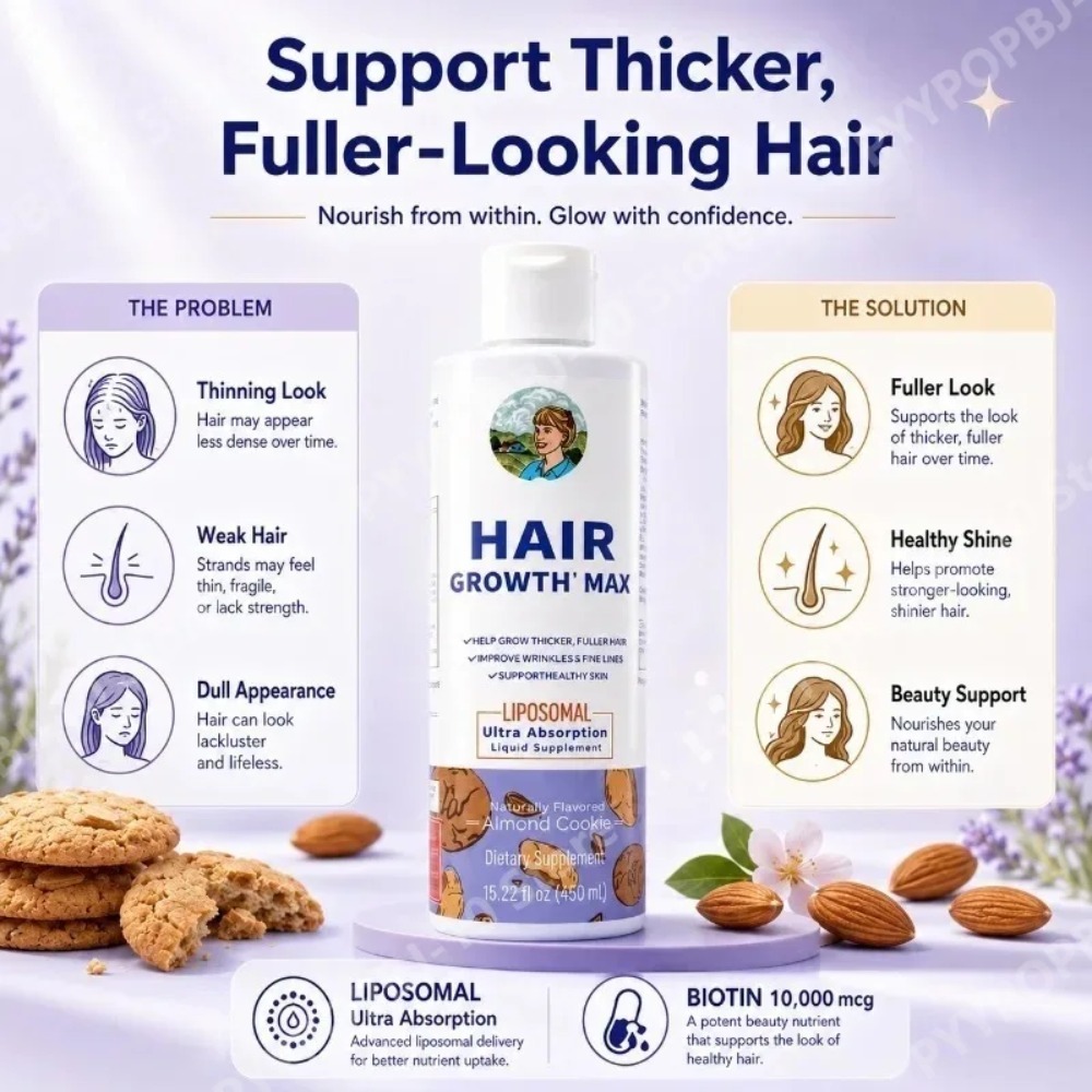 Liposomale Haargroeivloeistof, - Hair Care Vitamin recensie en prijs