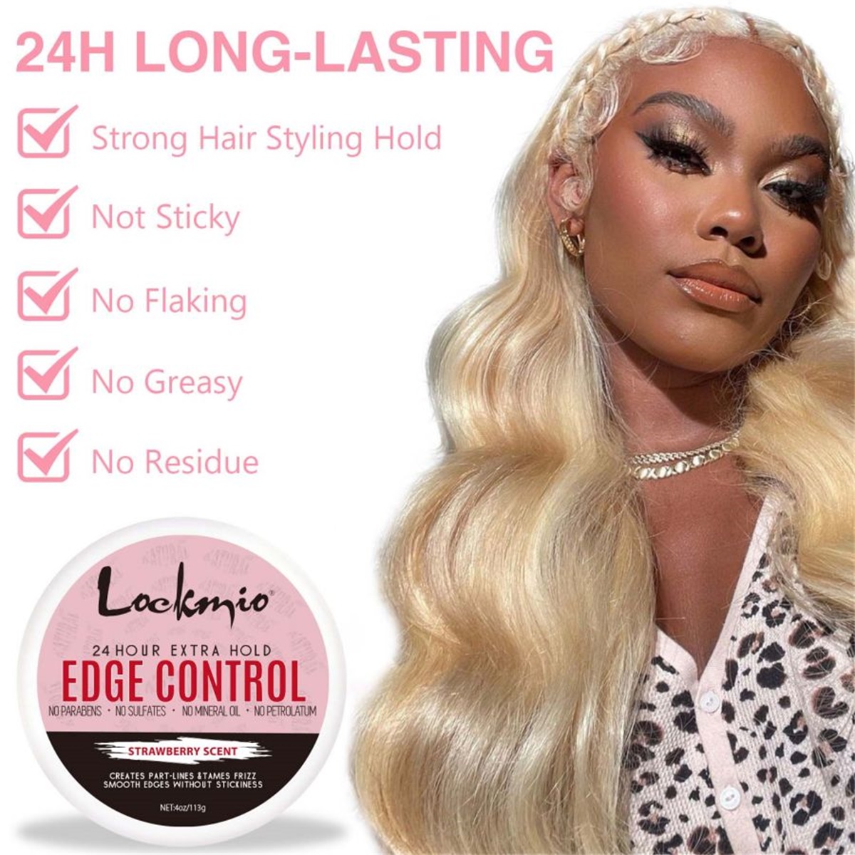 Edge Control Gel, Rozemarijn-  - Rosemary Hair Oil recensie en prijs