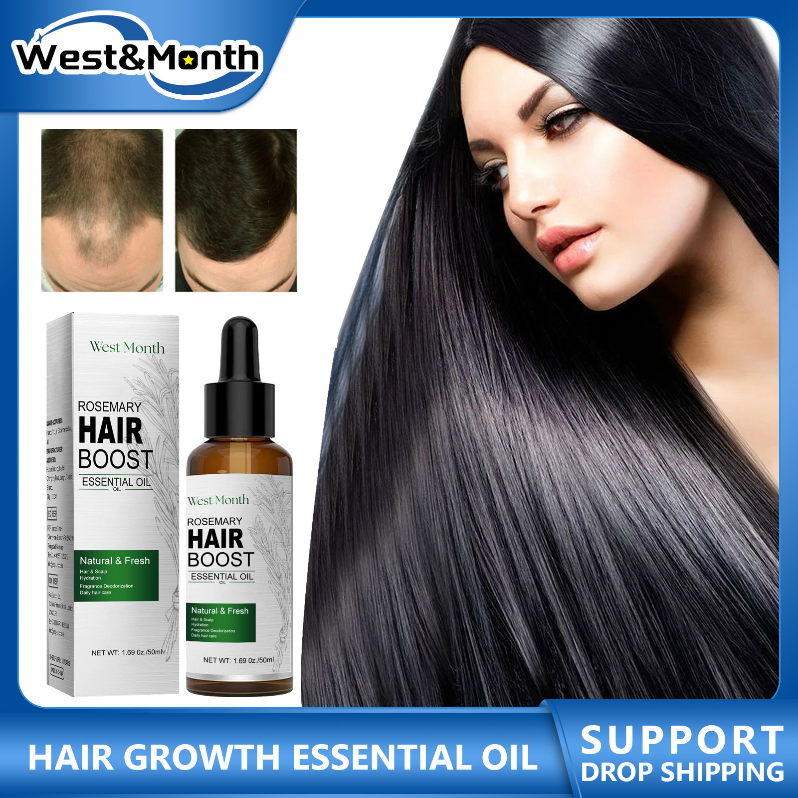 Haargroei Etherische Olie Roze - Rosemary Hair Oil recensie en prijs